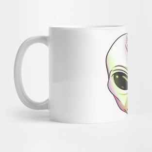 Ginger Feline Space Cat Alien Mug